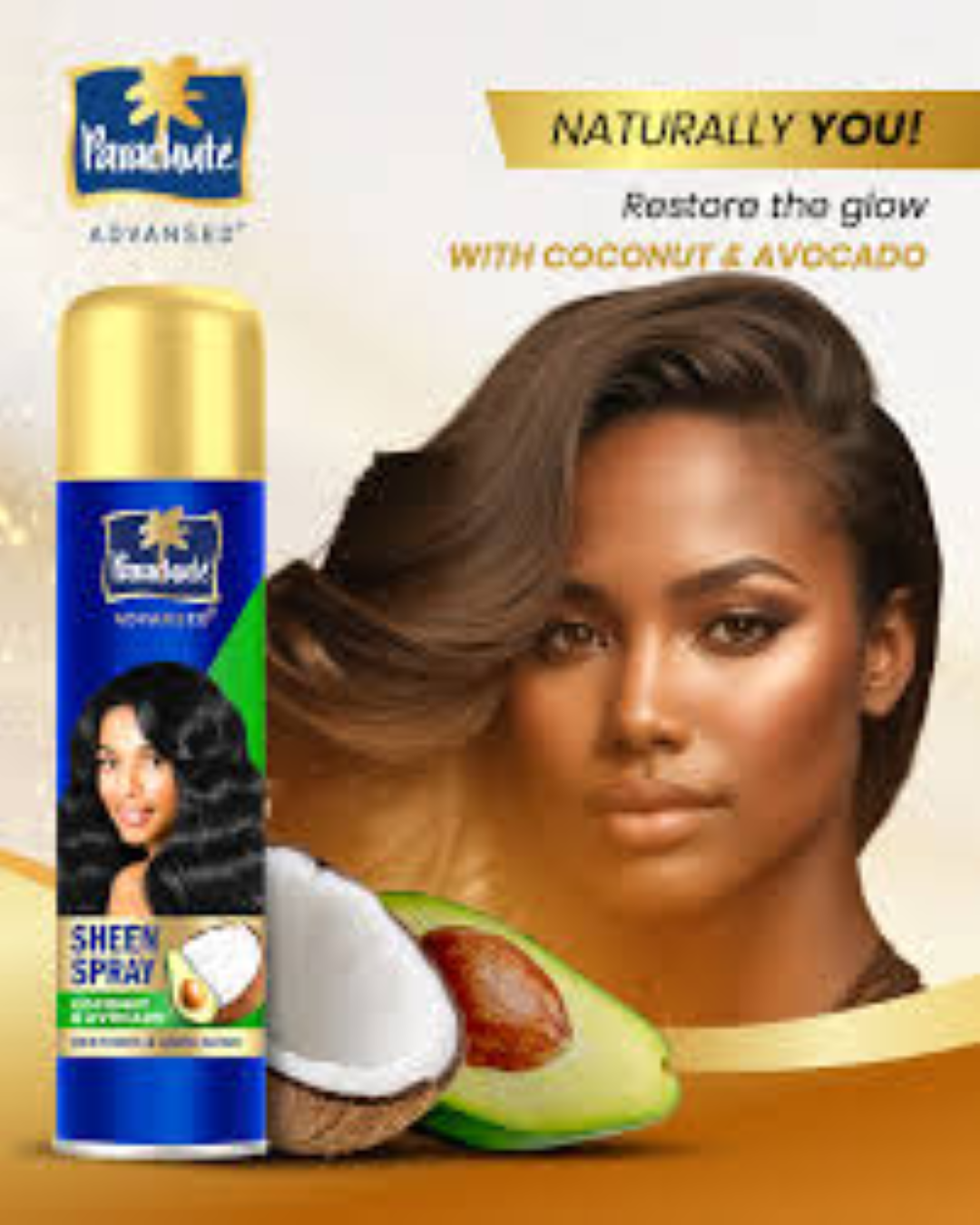 PARACHUTE ADVANCE SHEEN SPRAY 250ML